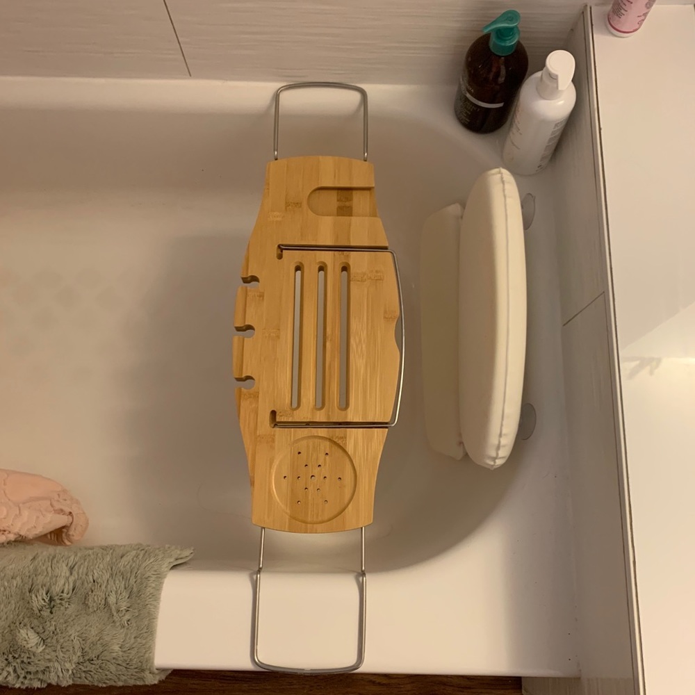 Umbra Bamboo Bath Table/Tray & Caddy